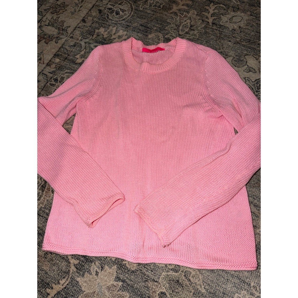 Lilly Pulitzer Pink Cotton Long Sleeve Sweater